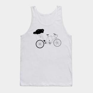 Rickshaw Black Outline Tank Top